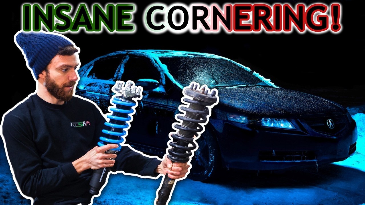 Rip & Grip! Installing NEW Coilovers On My 290,000 Mile Acura TL!