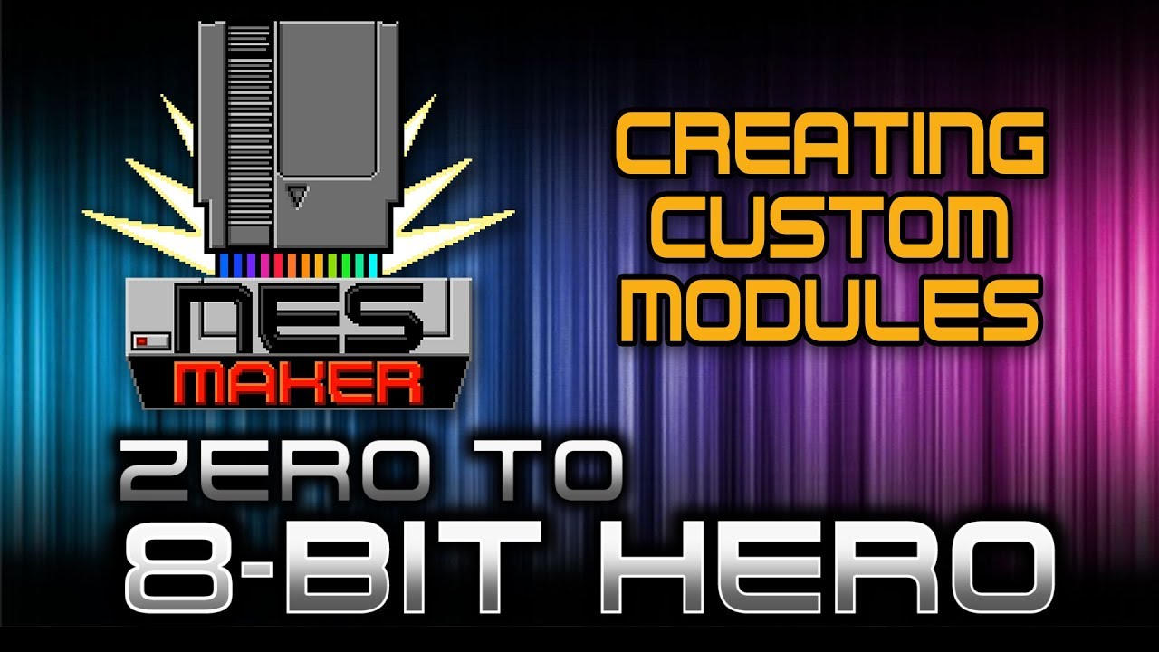 NESmaker - Getting Started, 14: Backing up scripts, creating custom modules