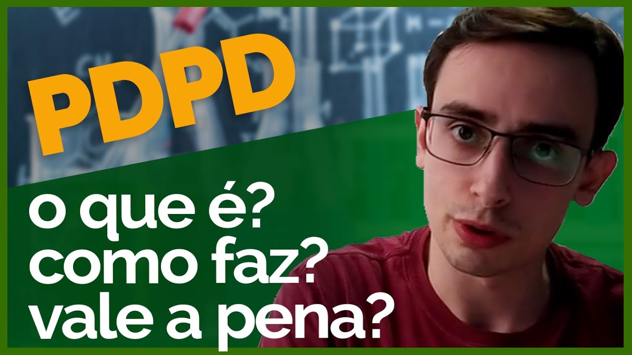 TUDO SOBRE PDPD (INICIAÇÃO CIENTÍFICA DOS INGRESSANTES)