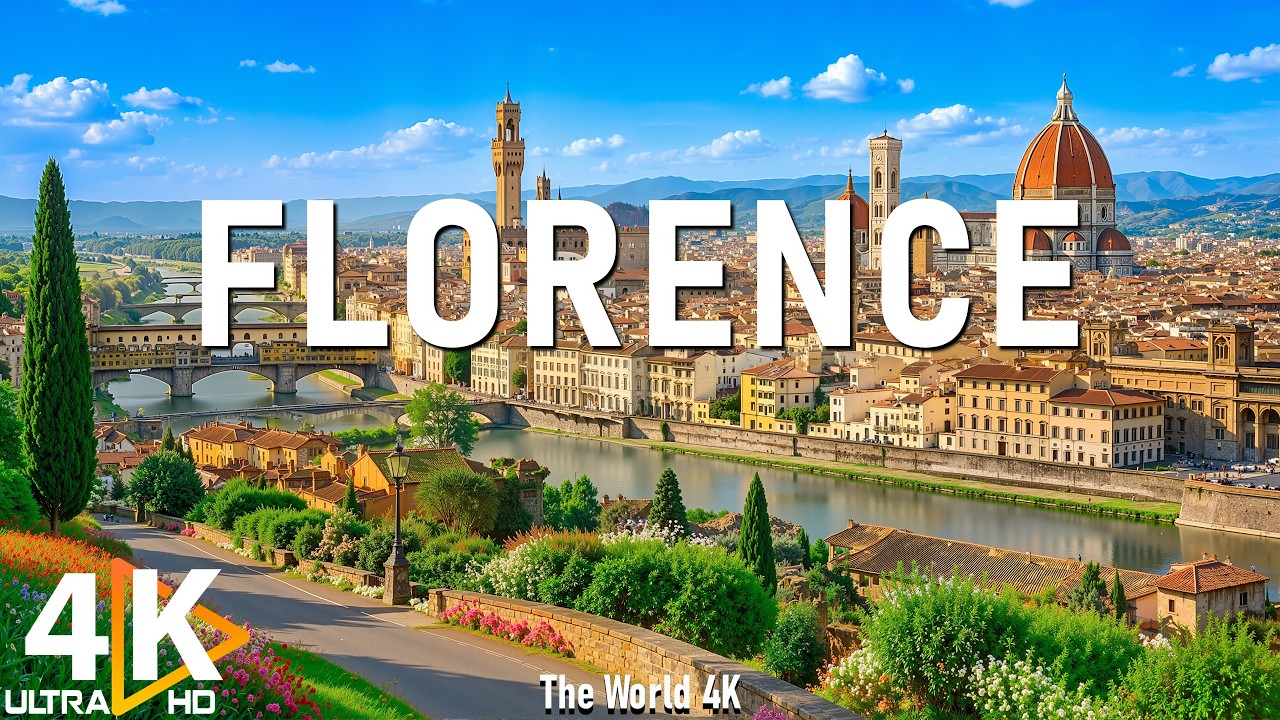 Florence, Italy 4K UHD | Renaissance Art, Iconic Squares & Vecchio Bridge Views