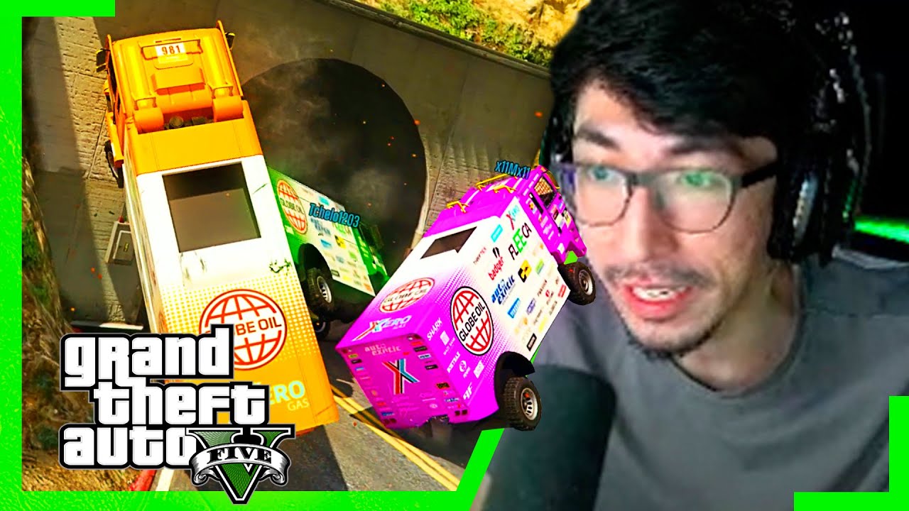 O CARA TÁ AZARADO... - GTA V Corridas Malucas #429