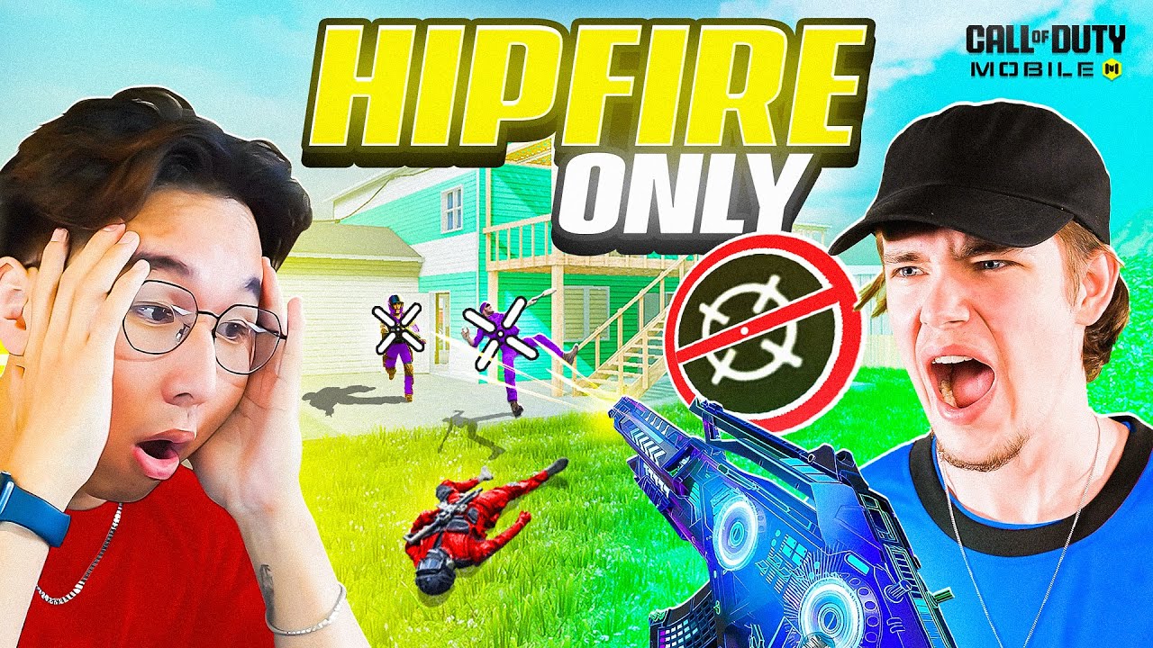 WE TRIED BEATING CODM USING HIPFIRE ONLY!