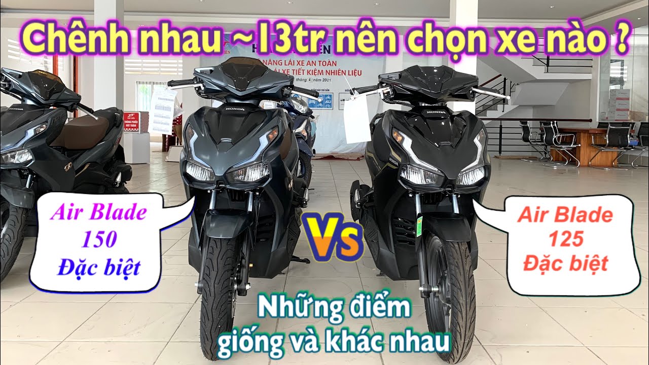 So sánh AB 125 vs AB 150 | Những điểm giống và khác nhau | Nên chọn xe nào ?