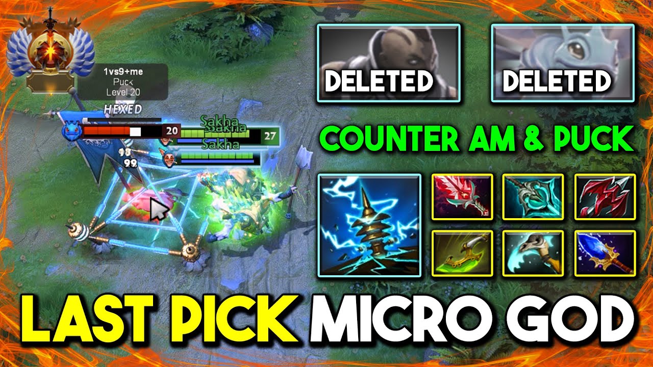SURPRISE LAST PICK MID Micro Meepo Bloodthorn + Scythe Vyse Build Totally Hard Counter AM & PUCK