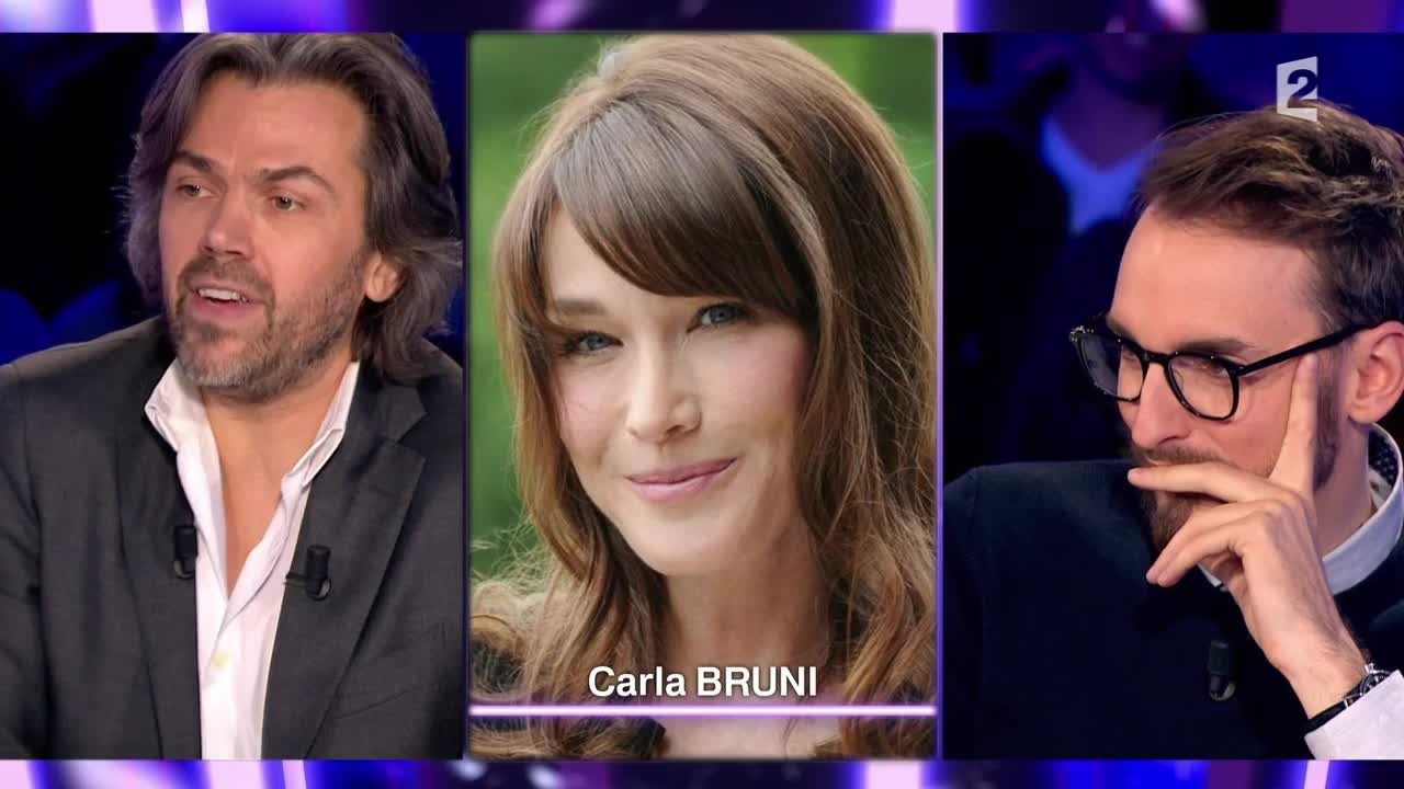Aymeric Caron tacle Carla Bruni : "Elle a à peu près 20 mots de vocabulaire" - On n'est pas couché