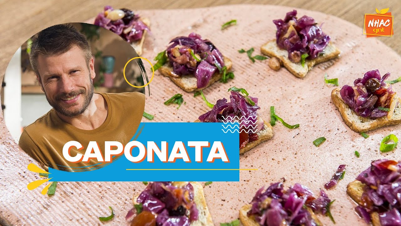 Caponata de repolho roxo: aprenda a fazer antepasto para comer com torradinhas | Bem Juntinhos