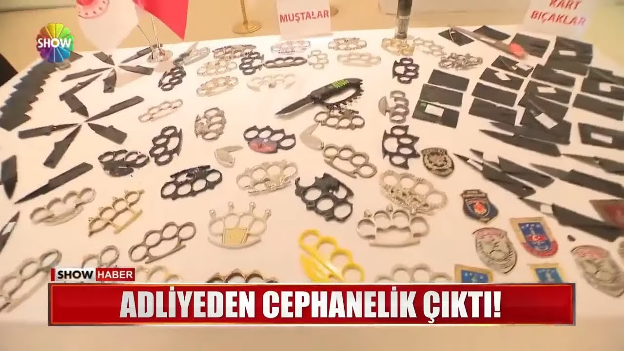 Adliyeden cephanelik çıktı!