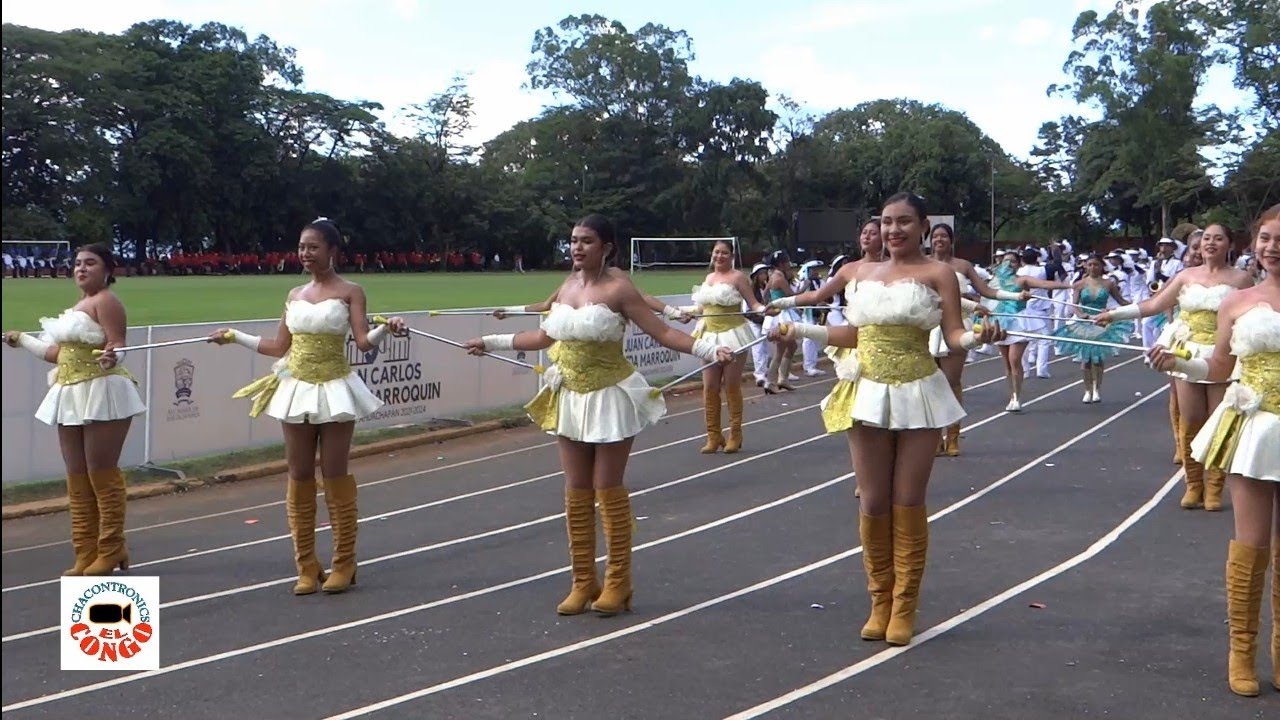 Colegio Lourdes en Festival de Bandas de Ahuachapán 2023. El Salvador.
