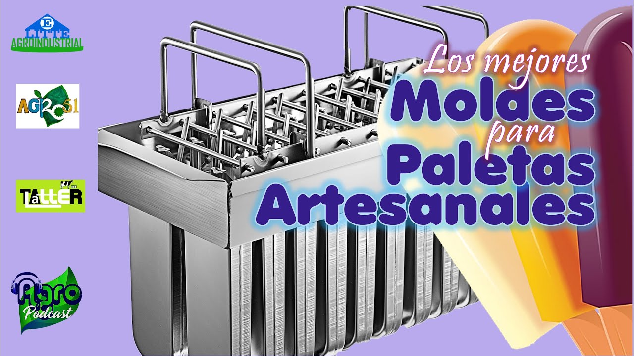 Moldes para paletas artesanales/Helados y Postres Congelados/Elitte Agroindustrial