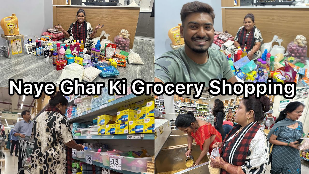 Naye Ghar Ki First Grocery Shopping 🛍️