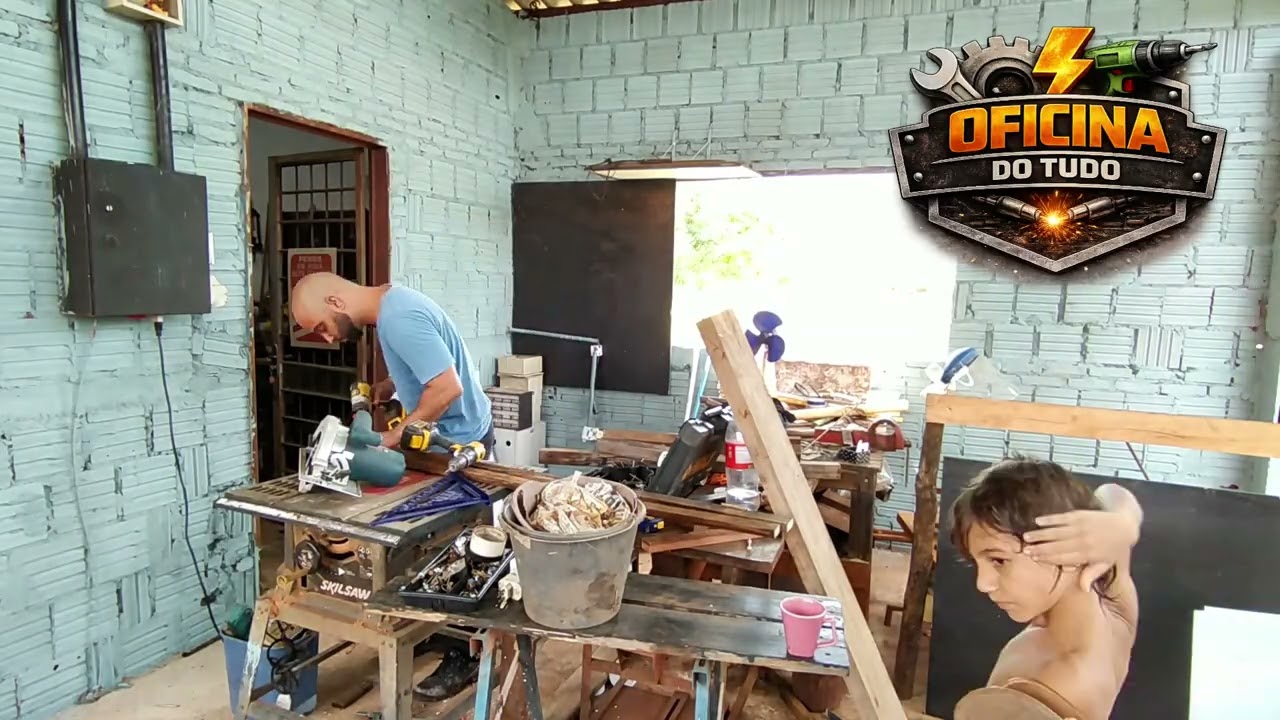 Arrumando a bagunça pra começar os projetos | Oficina do Tudo