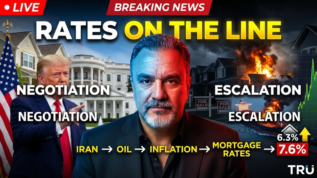 Trump vs Iran: Armageddon or Deal? What It Means for Mortgage Rates (LIVE)