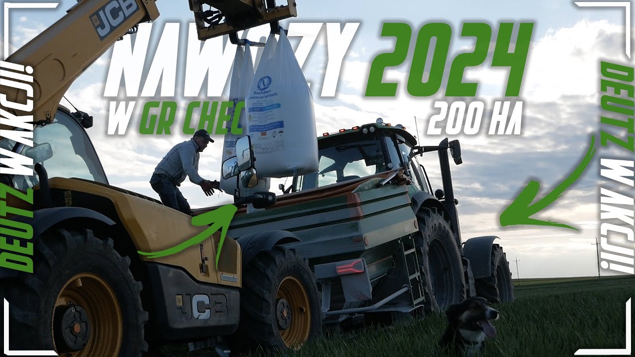 ✩ 🇵🇱 Oporowe Nawozy 2024 🔥 W GR Chęć 🔥 200Ha Jednego Dnia! 🔥 Deutz Fahr w Akcji! | Agro FilNas
