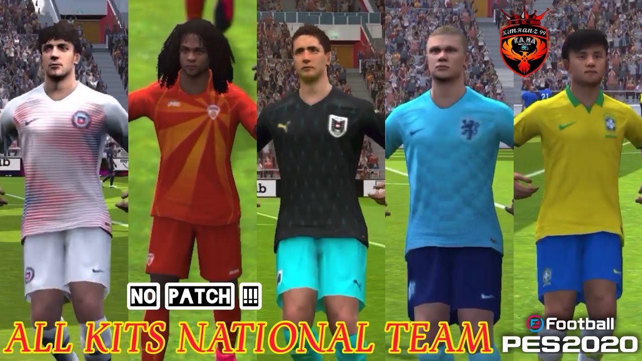 Review ALL kits NATIONAL team in eFootball PES 2020 Mobile