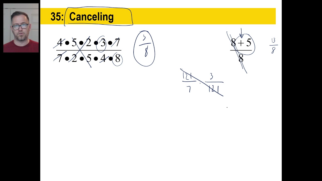Saxon Math - Algebra 1: 3rd Edition (Lesson 35 - Factoring the Greatest Common Factor, Canceling)