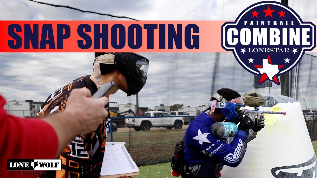 Snap Shooting Paintball Drill 2024 Paintball Combine | Lone Wolf Paintball