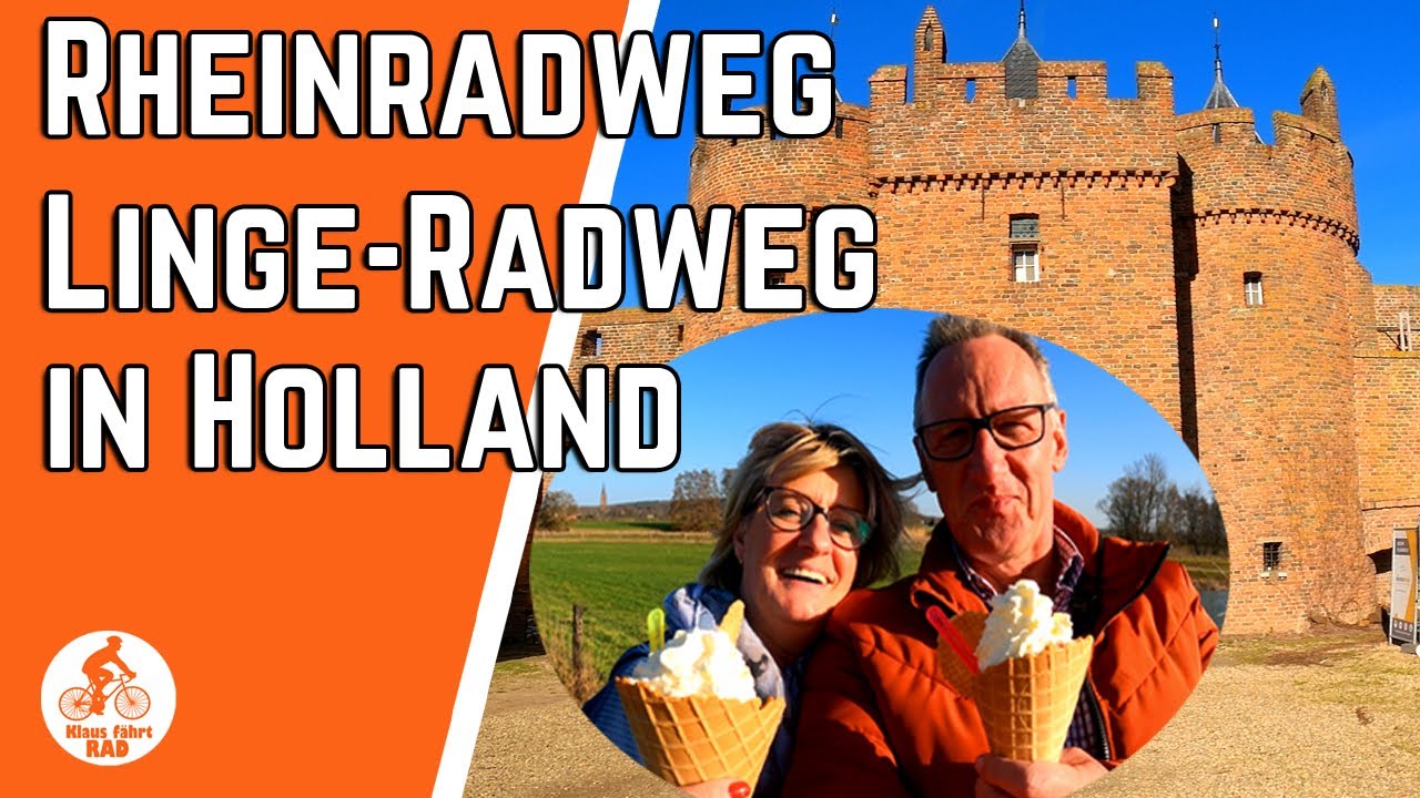 Rheinradweg & Linge-Radweg in Holland | E-Bike Tour über Zevenaar u. Huissen nach Schloß Doornenburg