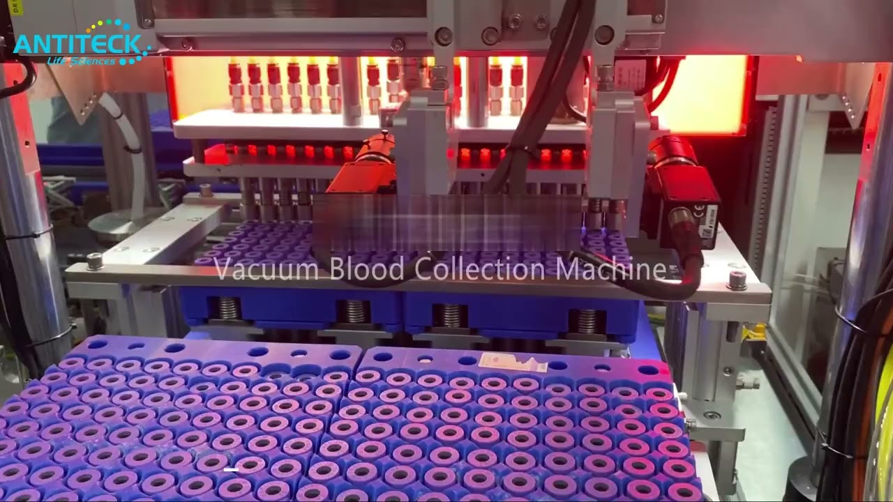 Blood Collection Tube Manufacturing Machine - Vacutainer Tubes Production Line - SST Tubes Making