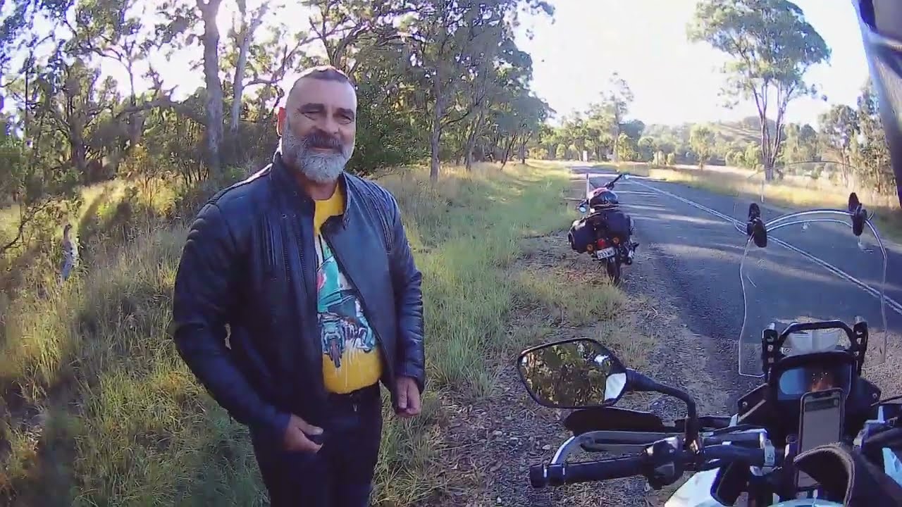 Stanpthorpe Queensland to Uki NSW. Motorcycle ride.  April 2023