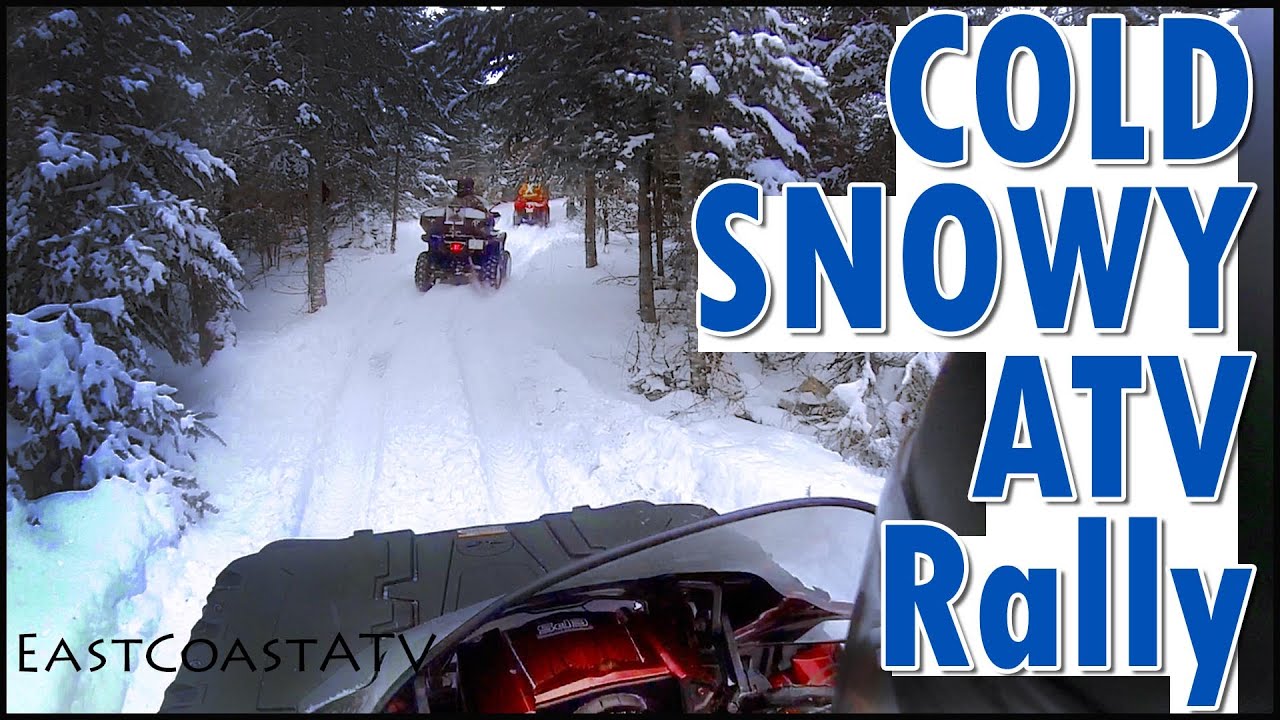 COLD & SNOWY WINTER ATV RALLY | CAPE BRETON WINTER ATV TRIP