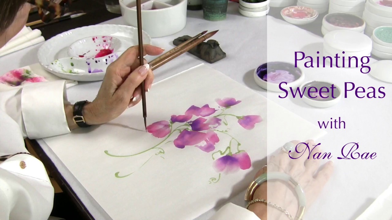 Painting Sweet Peas