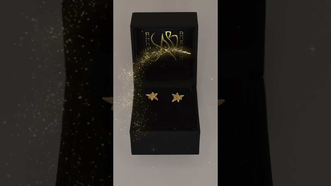 Nova - Gold Star Earrings #jewellery