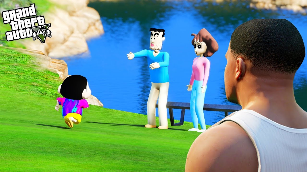 Shinchan তার নিজের বাড়িতে ফিরে গেলো !!! GTA5 (Part - 1)