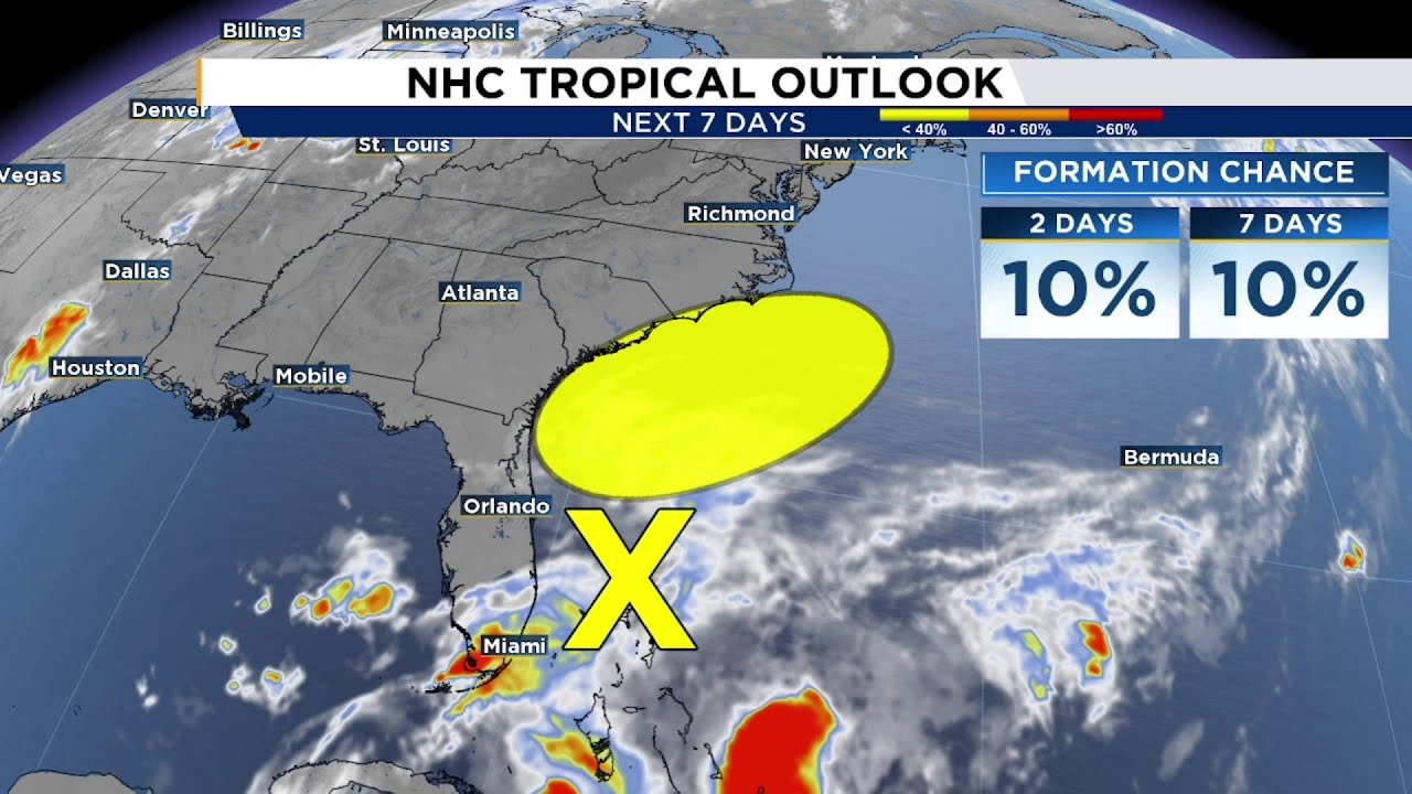How rare is it for a tropical system to develop off Florida's coast?