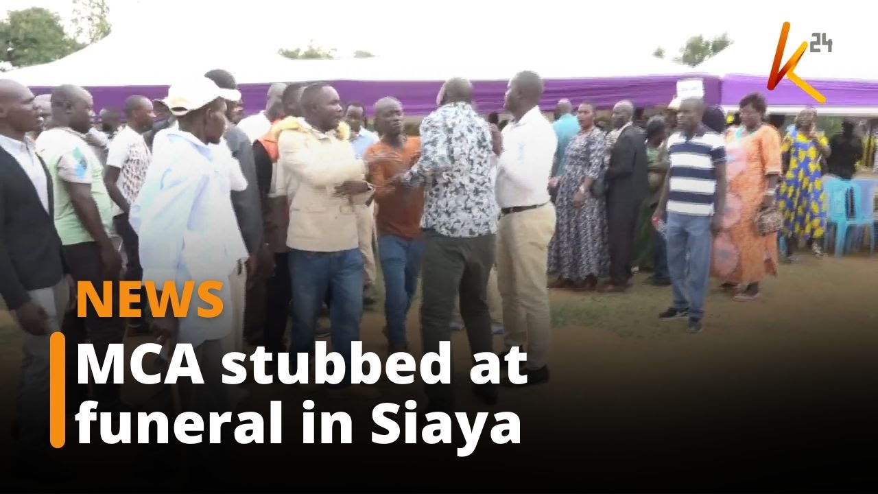 MCA stubbed at funeral in Siaya county