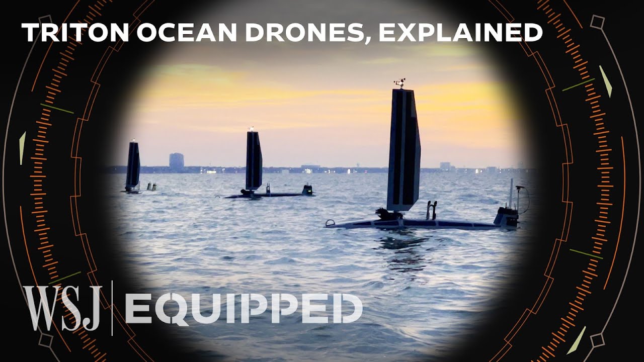 The Stealth Submarine-Sailboat Drone the U.S. Navy Is Using Near Iran | WSJ Equipped