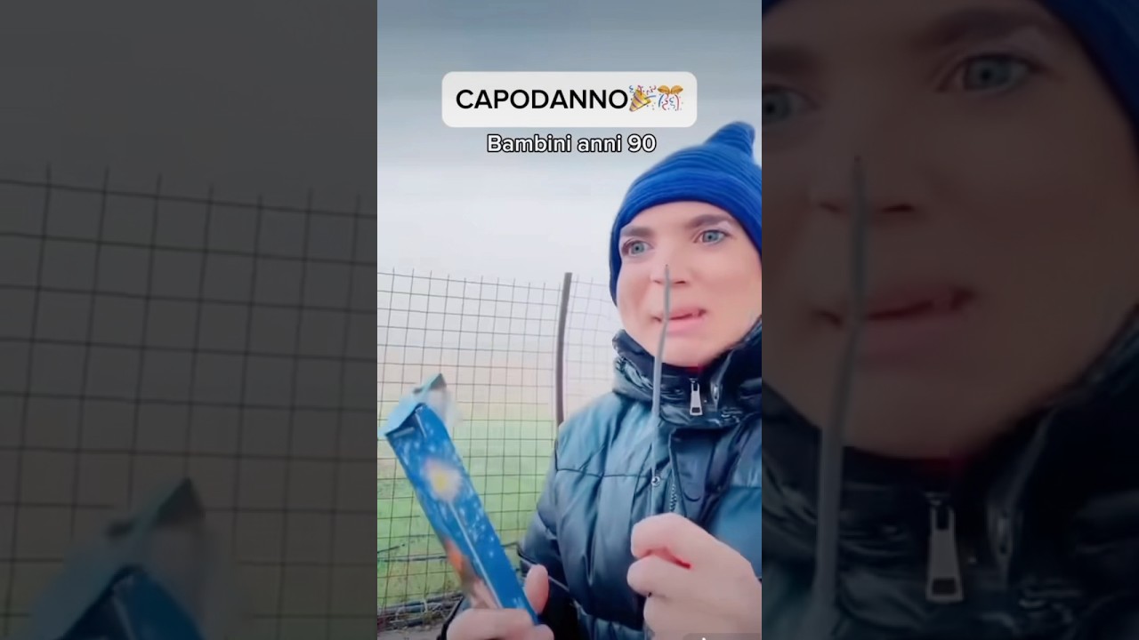 CAPODANNO: bambini anni 90 VS 2024 