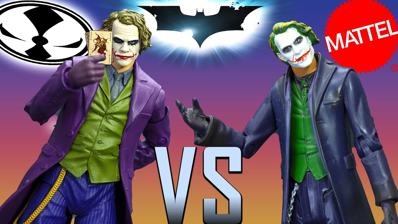 McFarlane Toys vs. Mattel Movie Masters The Dark Knight Trilogy The Joker