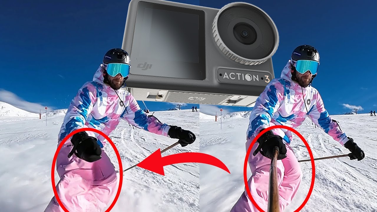 DJI Action 3 en la NIEVE probada a fondo.
