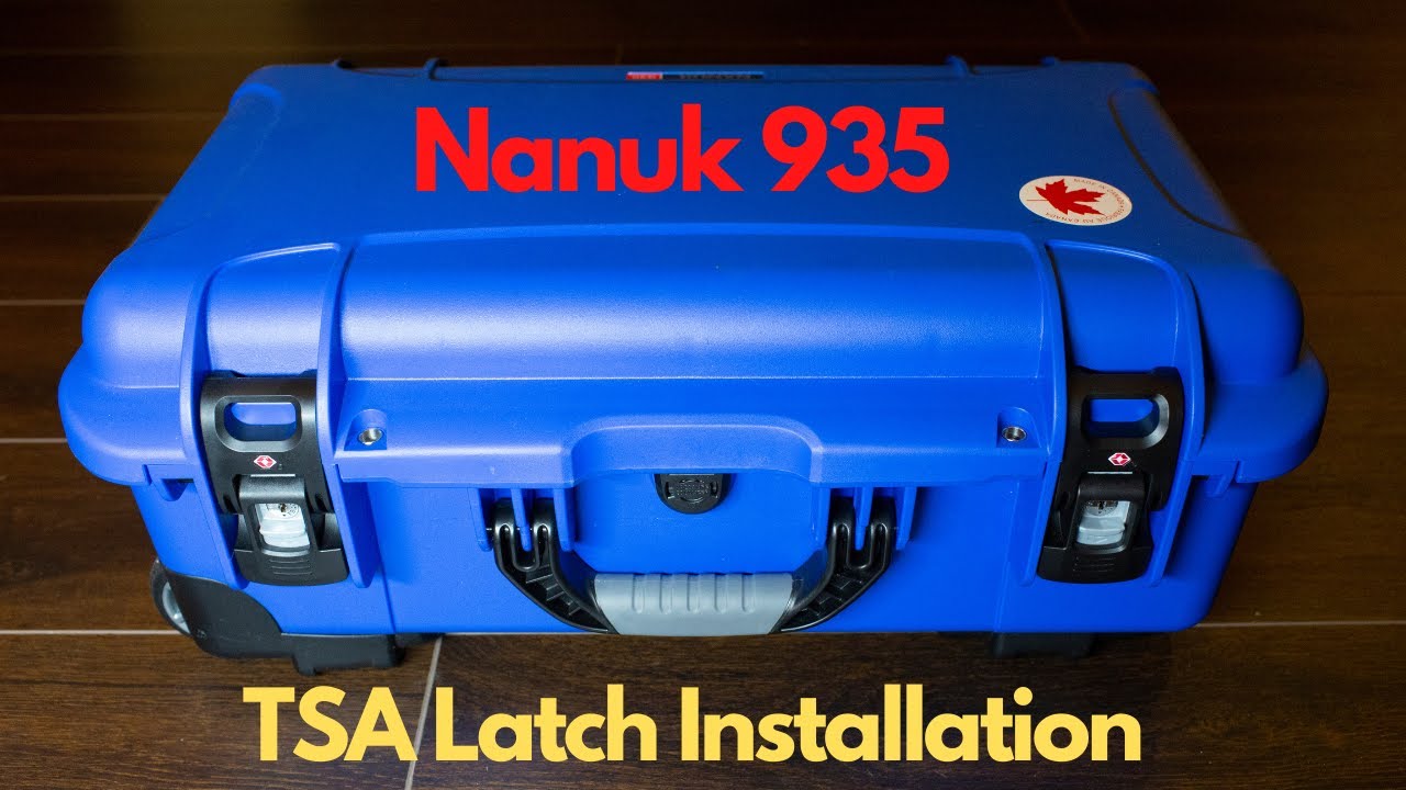Nanuk 935  - TSA Approved Latch Install - Step by Step