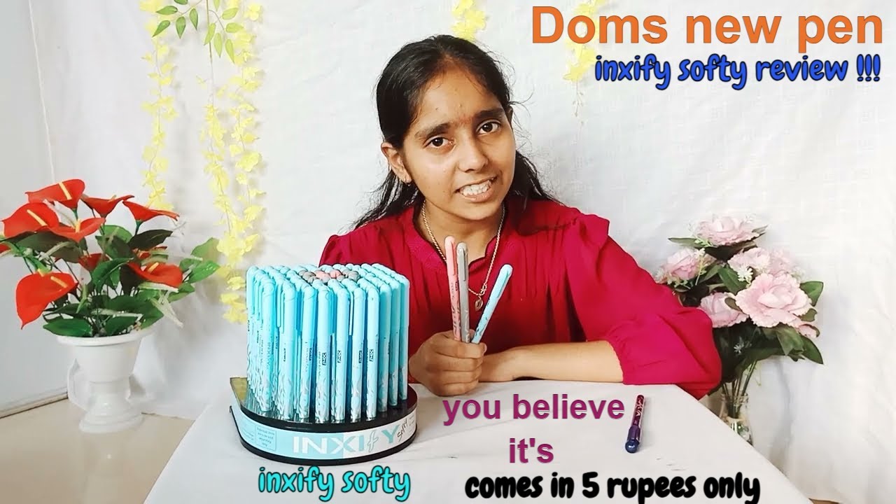 All about Doms inxify pen: and this time it's 👉 DOMS inxify softy pen✨🎉