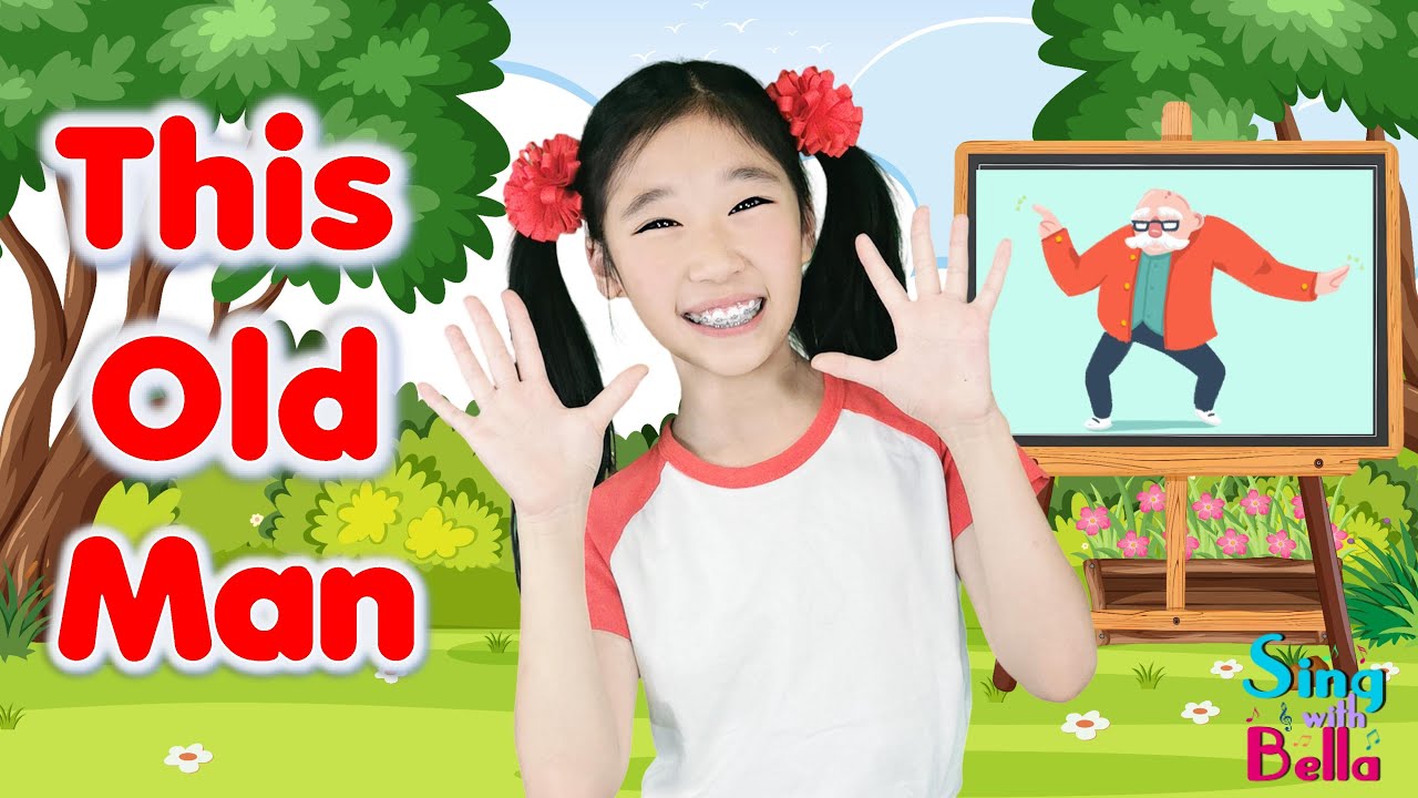 This Old Man with Lyrics and Actions | Counting Songs for Kids | Popular Kids Songs |Sing with Bella
