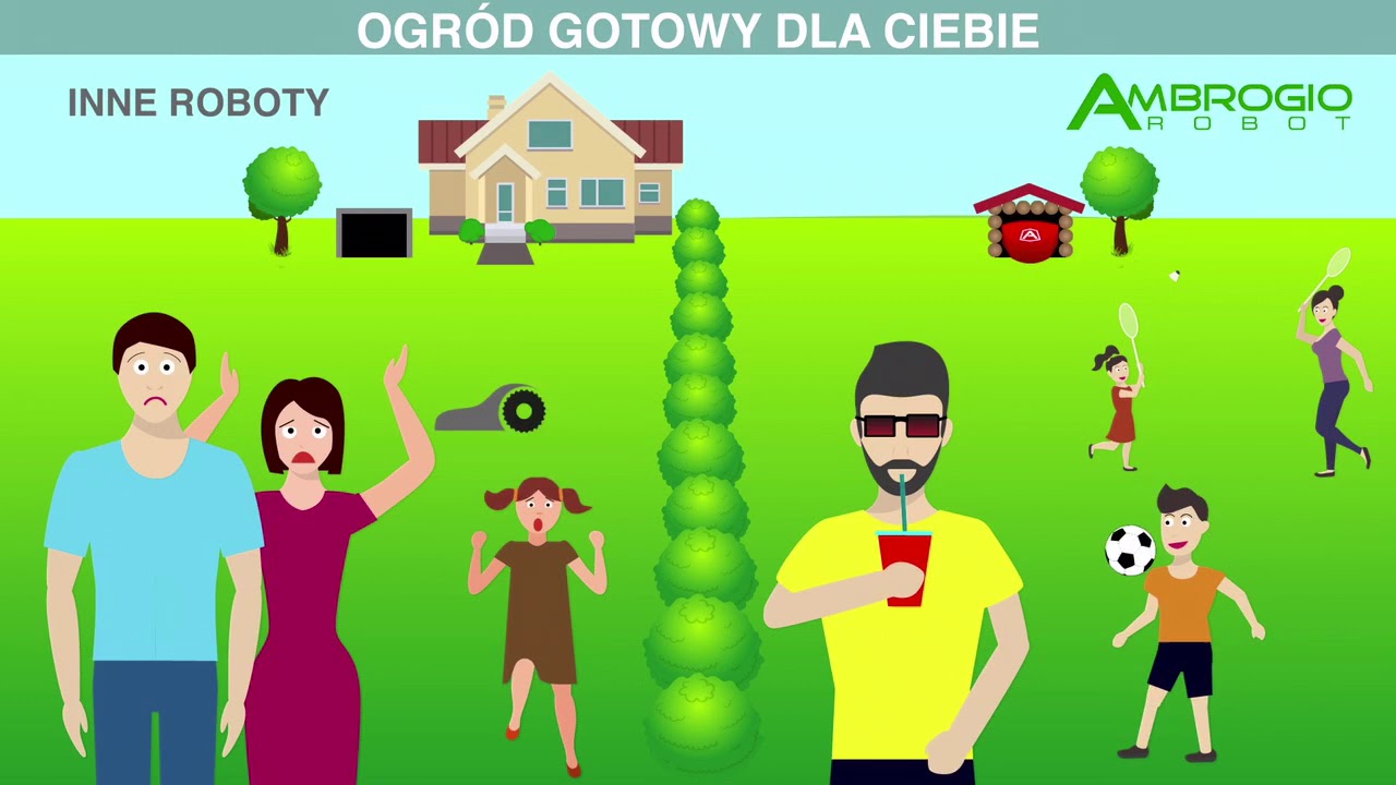 Dlaczego Ambrogio? Ambrogio robot kontra inne automatyczne kosiarki.