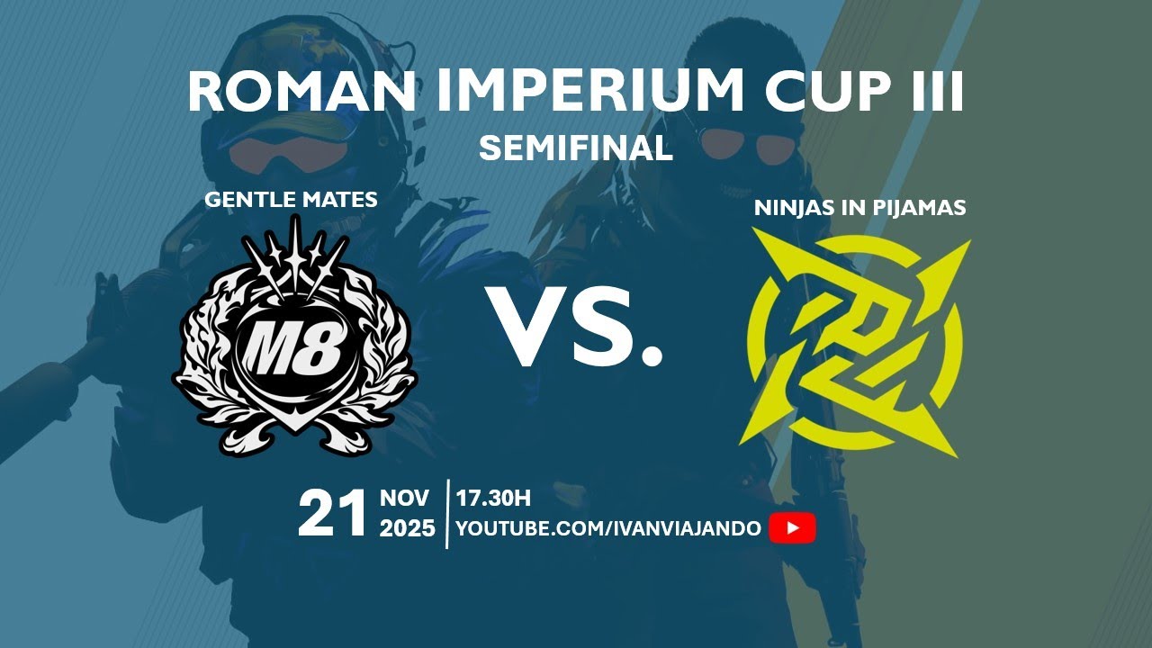 🔴 (ES) Roman Imperium Cup III | SEMIFINAL | Gentle Mates vs. Ninjas in Pijamas