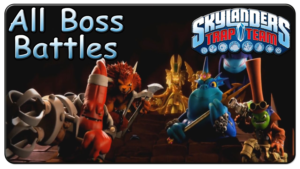 Skylanders Trap Team - All Bosses