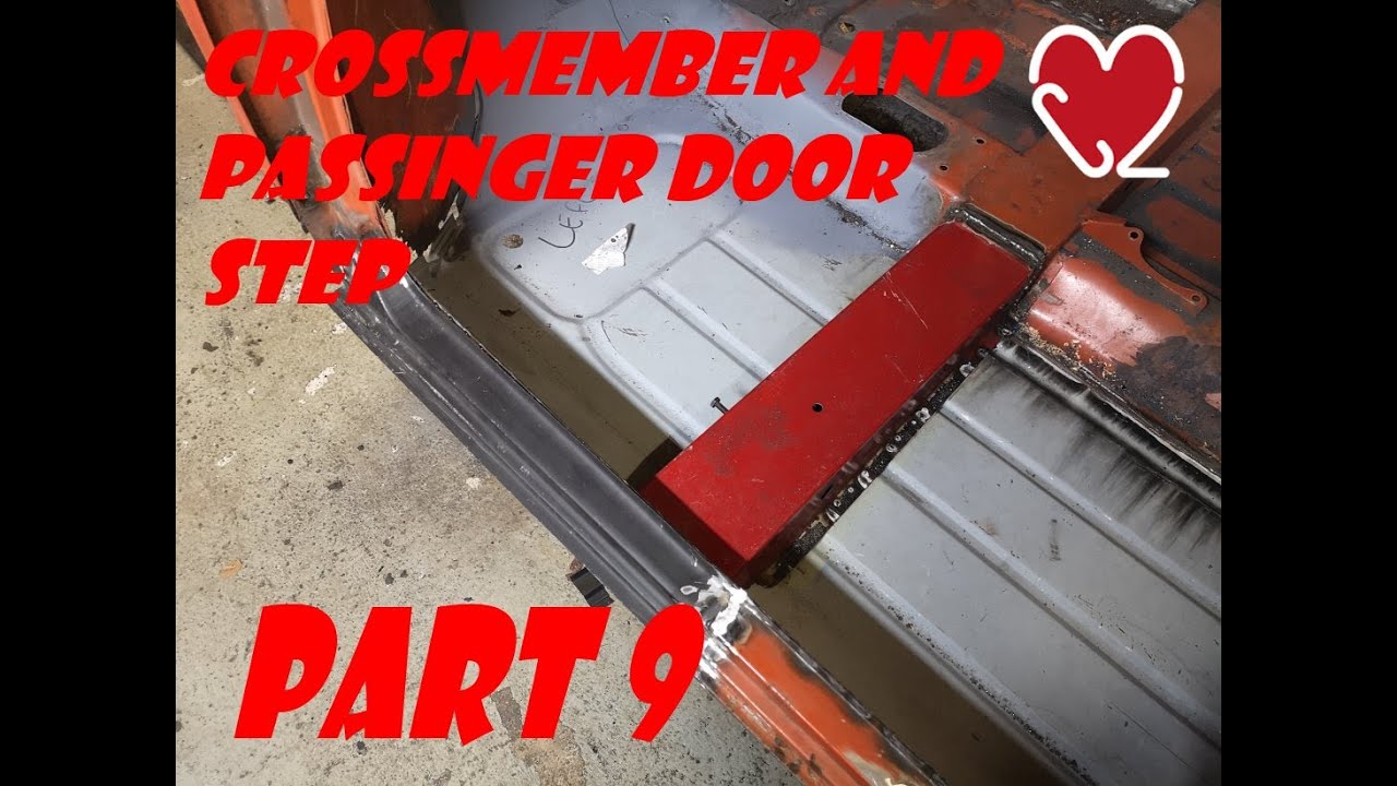 PRT9 CLASSIC MINI CROSSMEMBER AND PASSINGER DOOR STEP ON PROJECT SEVEN CLASSIC MINI LIFE