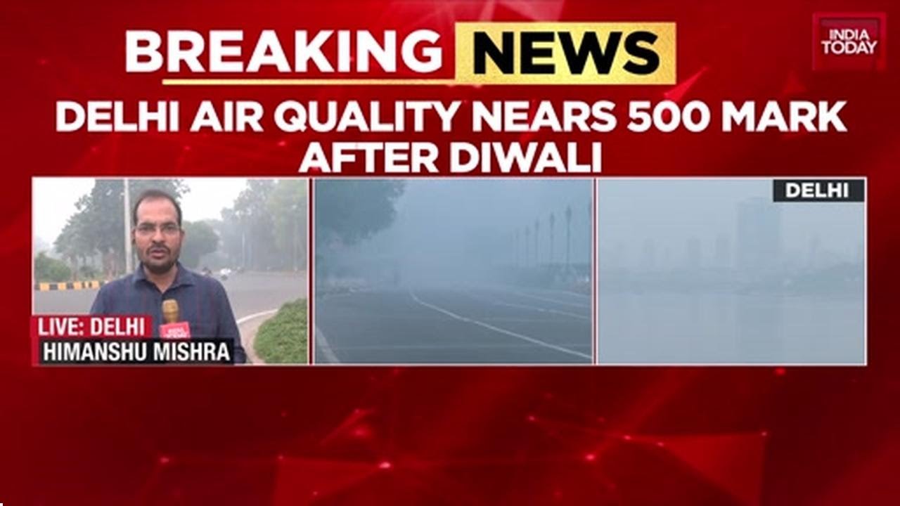 Delhi's Air Apocalypse: AQI Enters 'Hazardous' Zone After Diwali Firecracker Frenzy