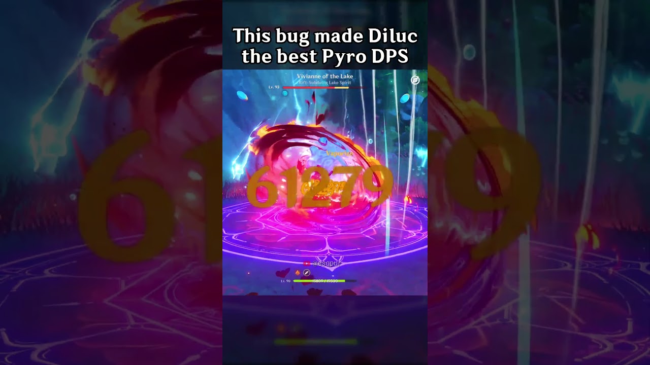 THIS BUG MADE DILUC THE BEST PYRO DPS