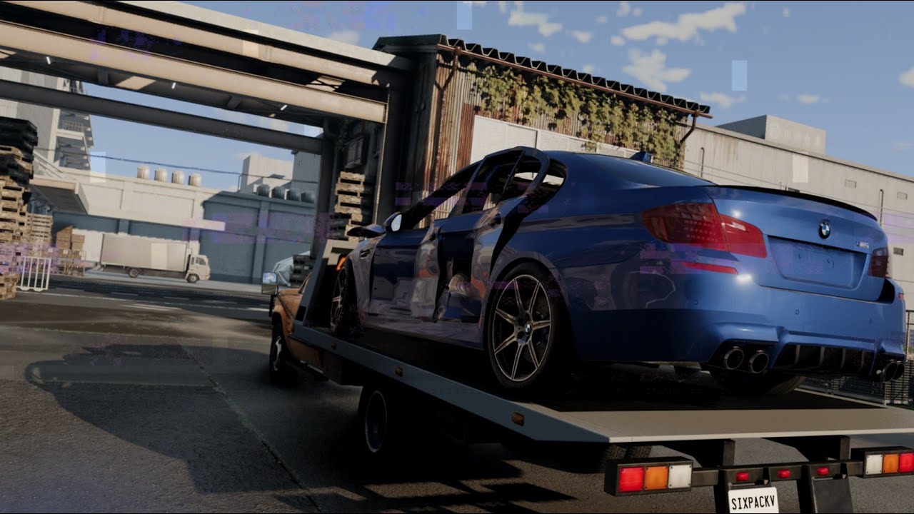 BMW M5 F10 (vs) Mercedes Benz S-Class W223 | Tokyo Shuto Expressway NO HESI - BeamNG.drive Gameplay