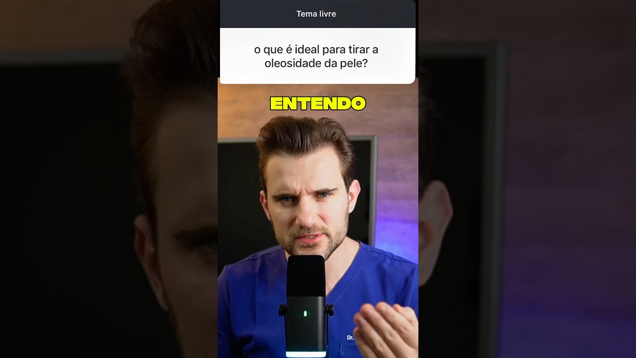 O Que &eacute; Ideal Para Tirar A Oleosidade da Pele? Dermatologista responde