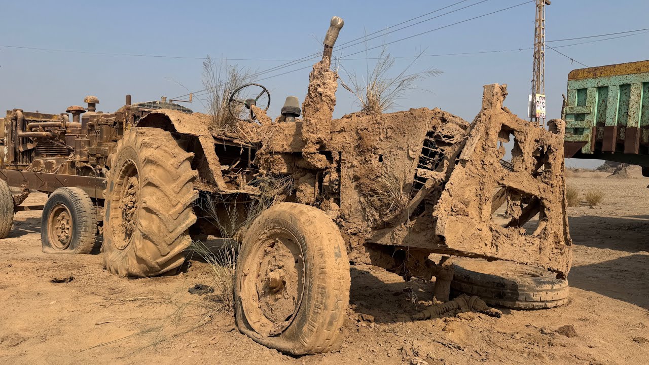 Rusty & Mud- Covered Tractor Fully Restored After Years!