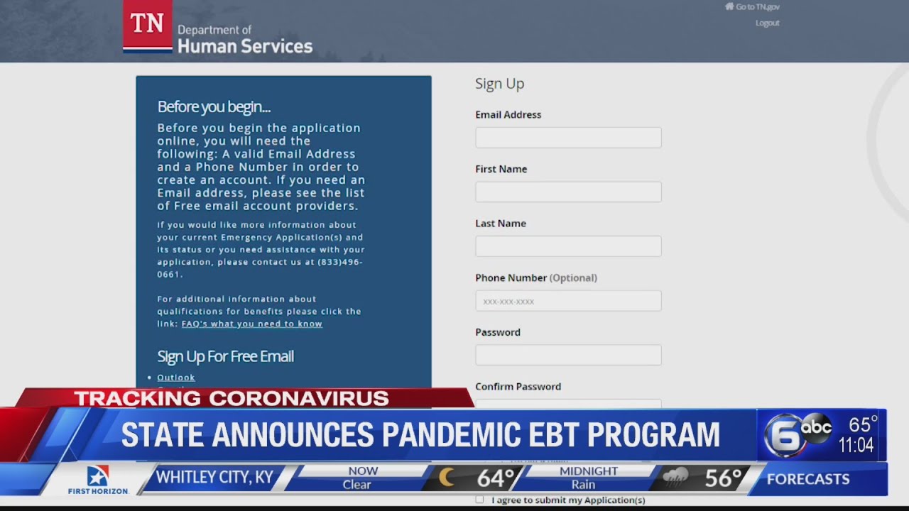 State announces pandemic EBT program