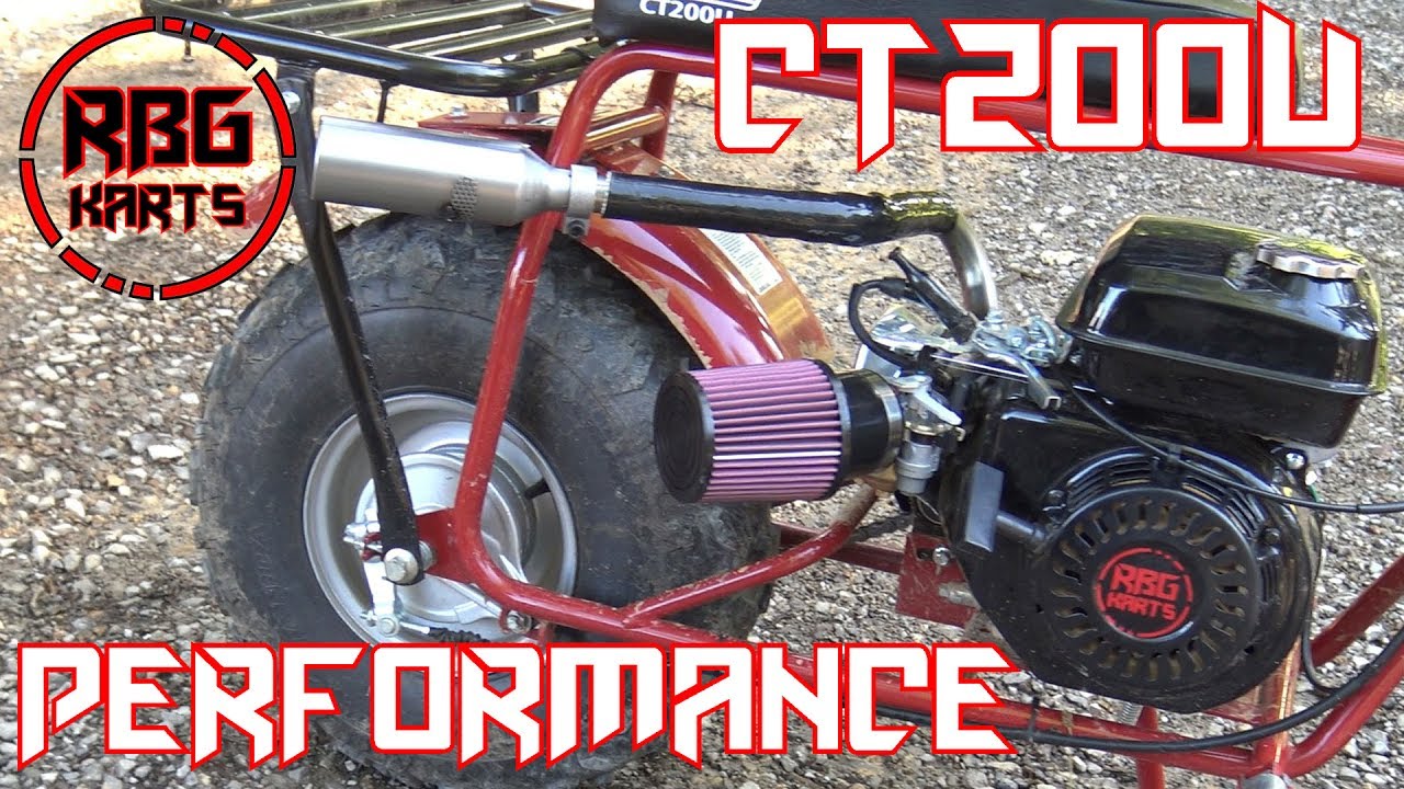 Coleman CT200U Performance Parts Install & Review ~ Mini Bike Monday