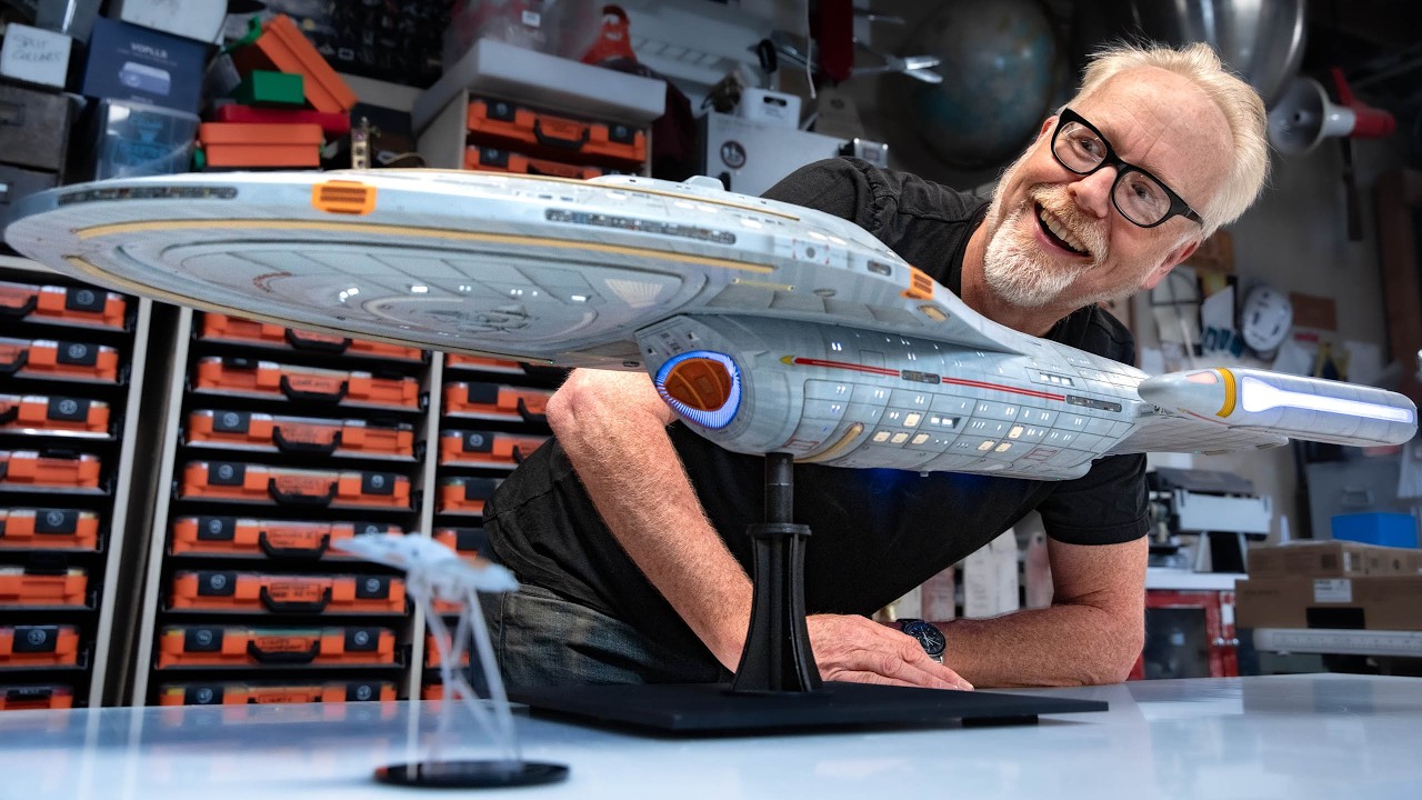 Adam Savage in Awe of Star Trek Studio Scale Models!