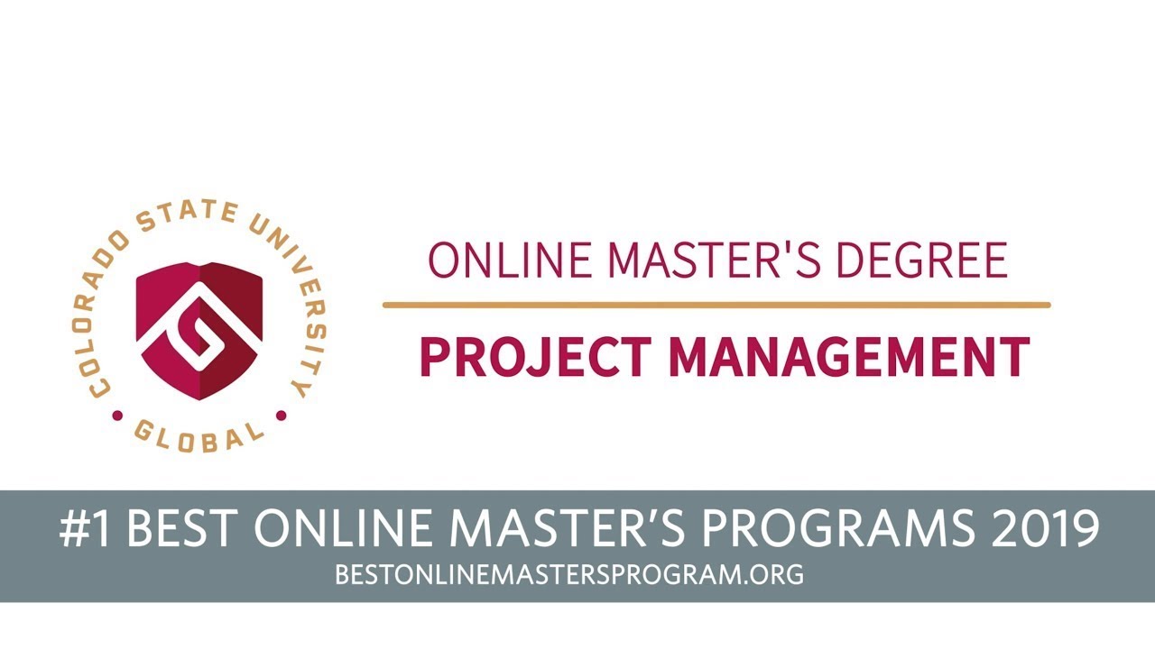 CSU Global Master's in Project Management