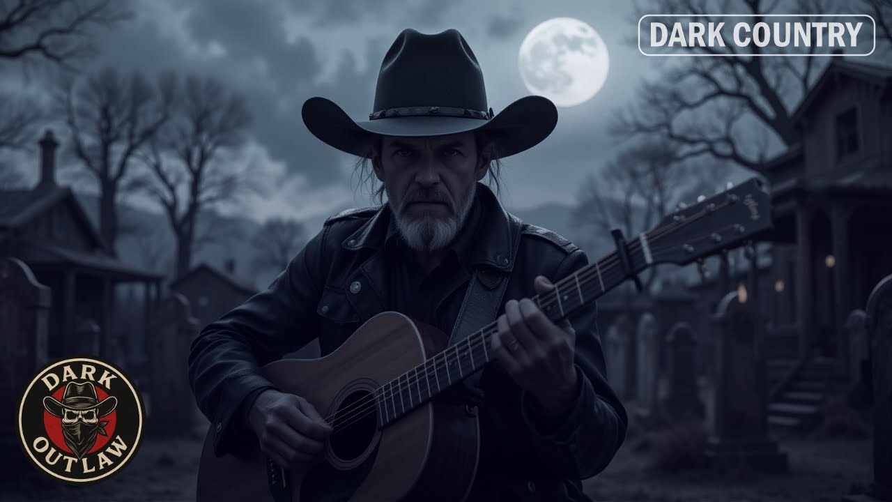 HELL'S FURY -  Dark Country Music | Dark Outlaw Country Song (LYRIC VIDEO)